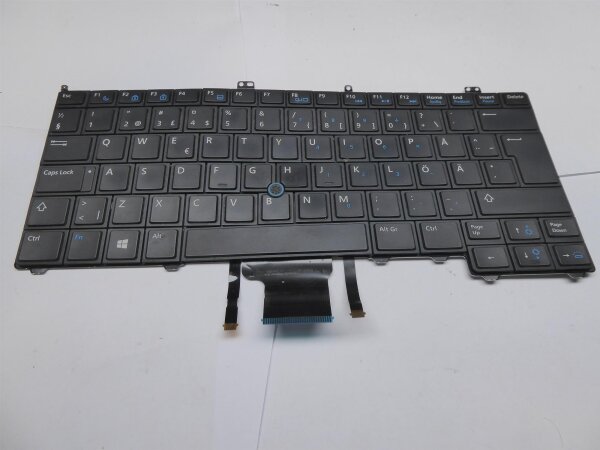 Dell Latitude E7240 E7440 Original Keyboard schwedisch Finisch Layout 0Y8WJY