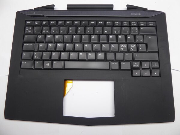 Alienware P39G M14x R3 Gehäuse Oberteil incl. nordic Keyboard 0YVPYP #4345