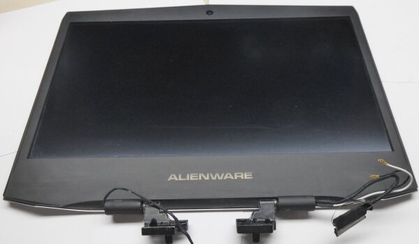Alienware P39G M14x R3 Display komplett Einheit Scharniere Videokabel #4345