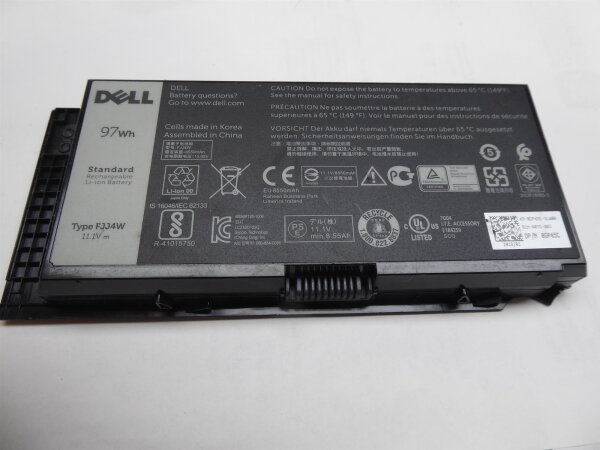 Dell Precision M4800 ORIGINAL AKKU Batterie 0GP45C FJJ4W #A13