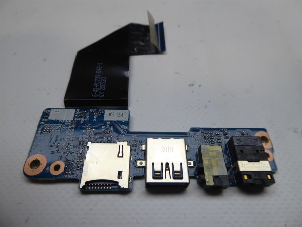 Clevo PC70DD2 Audio Micro SD USB Board mit Kabel #5058