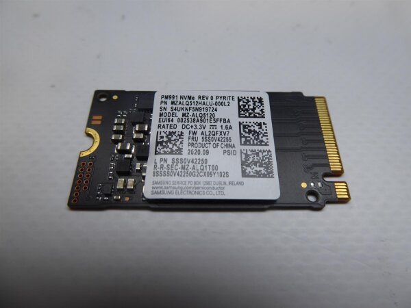 Lenovo Legion 5 17IMH05 512GB M.2 NVMe SSD Festplatte 5SS0V42255  #5062