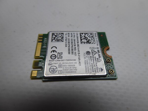 Dell Inspiron 15 7559 WLAN Karte Wifi Card 0MHK36 #5065
