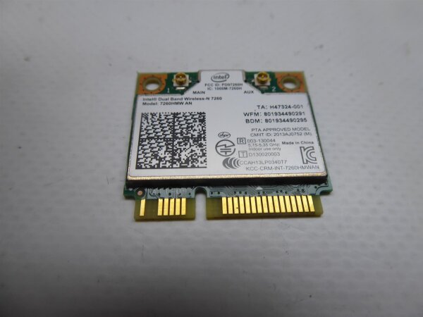 Asus N551J WLAN Karte Wifi Card 7260HMW #3953