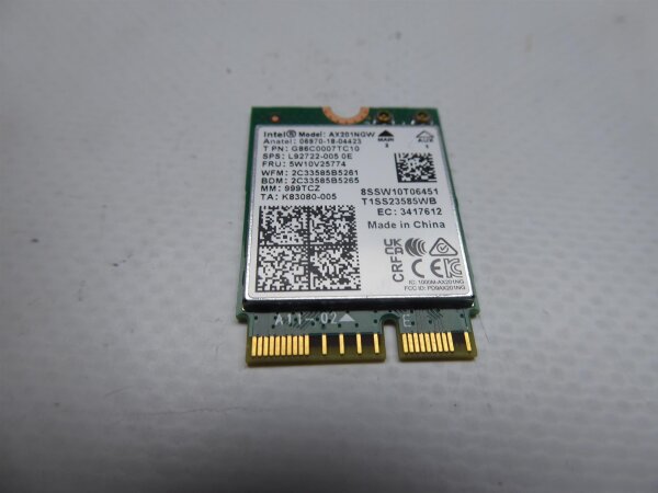 Lenovo ThinkPad L15 Gen. 3 WLAN Karte Wifi Card 5W10V25774 #5079
