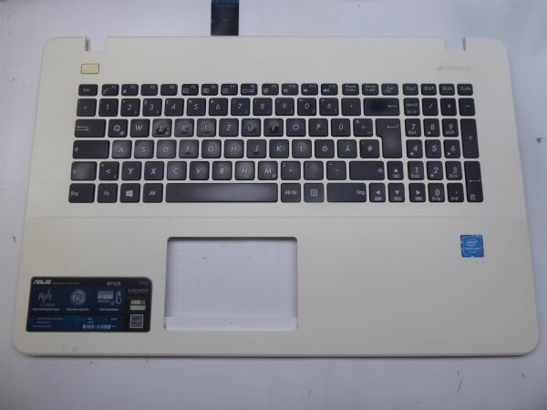Asus R752M Gehäuse Oberteil deutsche Tastatur 13N0-TXA0301 #4114