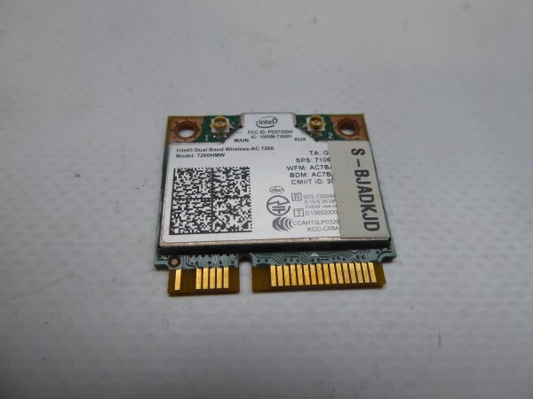 Clevo XMG W370SS WLAN Karte Wifi Card 7260HMW #4295