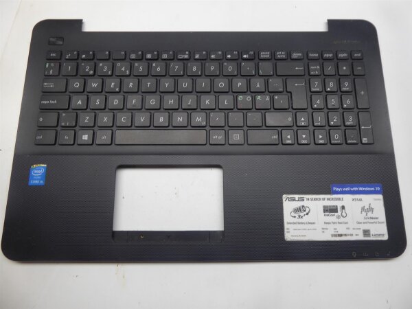 Asus X554L Gehäuse Oberteil + nordic Keyboard 13N0-R7A1701 #4173