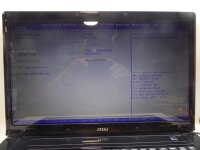 MSI CR720 Intel P4500 2GB NoteBook ohne Akku HDD Netzteil...