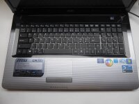 MSI CR720 Intel P4500 2GB NoteBook ohne Akku HDD Netzteil...