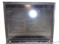 Lenovo ThinkPad T60 NoteBook mit Speicher ohne Akku HDD und Netzteil geht an