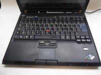 Lenovo ThinkPad T60 NoteBook mit Speicher ohne Akku HDD und Netzteil geht an