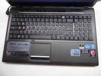 MSI GE620DX Notebook Intel i5-2450M 2GB DVD Akku ohne HDD...
