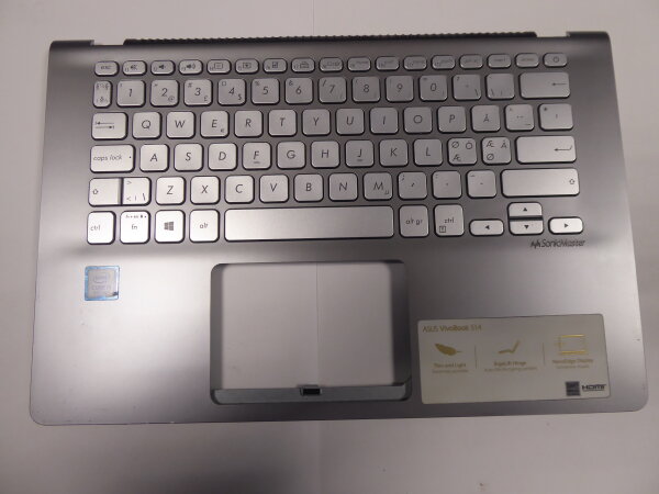 Asus VivoBook S14 S430F Gehäuse Oberteil + nordic Keyboard 0KNB0-260AND00 #5117