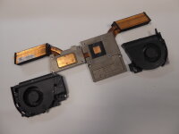 HP ZBook 17 G3 GPU CPU Kühler Lüfter Cooling...