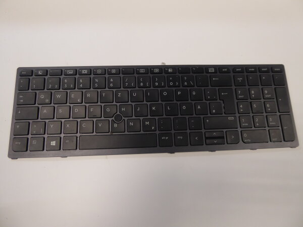 HP ZBook 17 G3 ORIGINAL deutsche QWERTZ Tastatur 848311-041 #5085