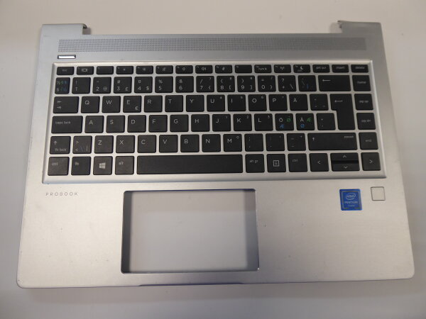 HP ProBook 450 G6 Gehäuse Oberteil incl. QWERTY nordic Keyboard L44589-DH1 #5093