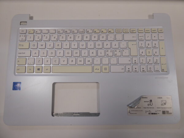Asus L502S Gehäuse Oberteil icl. QWERTY nordic Keyboard 13N0-S3A0701 #5053