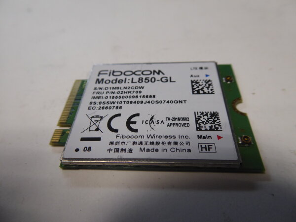 Lenovo ThinkPad  X1 Yoga 4 Gen WWAN LTE Karte Card 02HK709 #5166