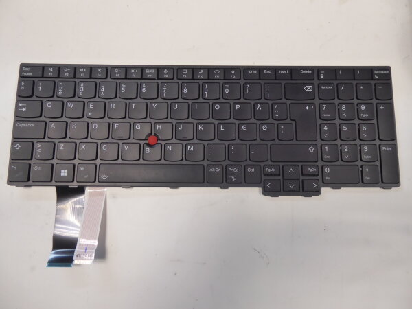 Lenovo ThinkPad T16 Gen. 1 ORIGINAL Keyboard dansk QWERTY Layout #5078
