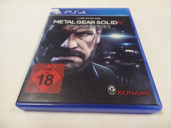 Metal Gear Solid V Ground Zeroes PS4 Playstation 4