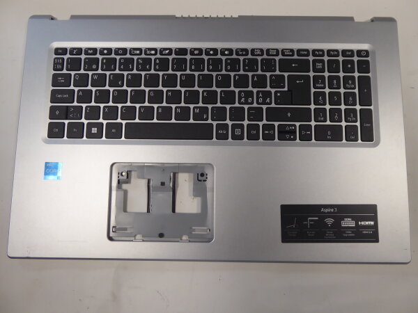 Acer Aspire A317-53  Gehäuse Oberteil + nordic Keyboard  #5172