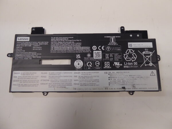 Lenovo ThinkPad X1 Carbon Gen 9 ORIGINAL AKKU Batterie L20M4P71 #A32