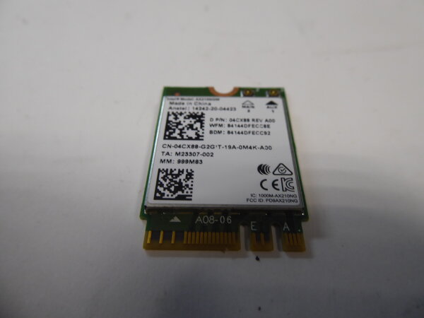 Dell Precision 7560 WLAN Karte Wifi Card 04CX88 #5197