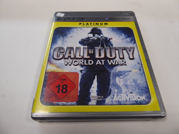 Call of Duty World at War 3 Playstation 3