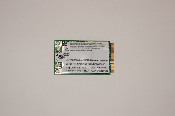 Org. Samsung NP-R45 Wifi Wlan Adapter Anatel Intel 3945ABG WM3945ABG #2194