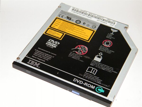 Org IBM/Lenovo T-Serie IDE DVD-ROM Laufwerk + Blende 92P6579 #2320.12
