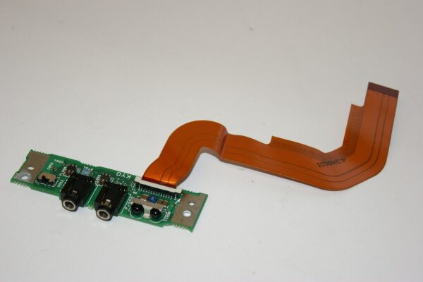 Toshiba Portege 2000 P750 Kopfhörer Microfone Platine + Kabel A5A000063 #2466_3
