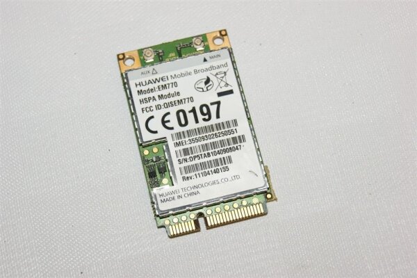 ASUS Eee PC 1001PG/1001PG0 WWAN UMTS HSDPA Adapter EM770 #2704