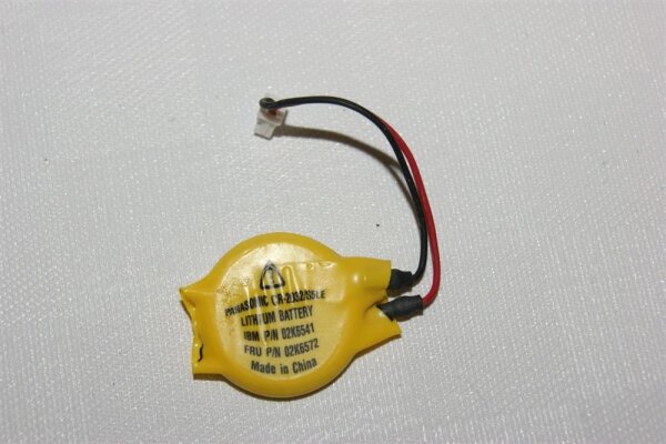 Lenovo ThinkPad T60p 15,4 CMOS Bios Batterie mit Kabel 02K6541 02K6572 #2682