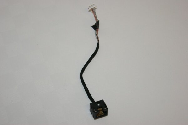 Toshiba Qosmio Serie Ethernet LAN Port Buchse mit Kabel #2651