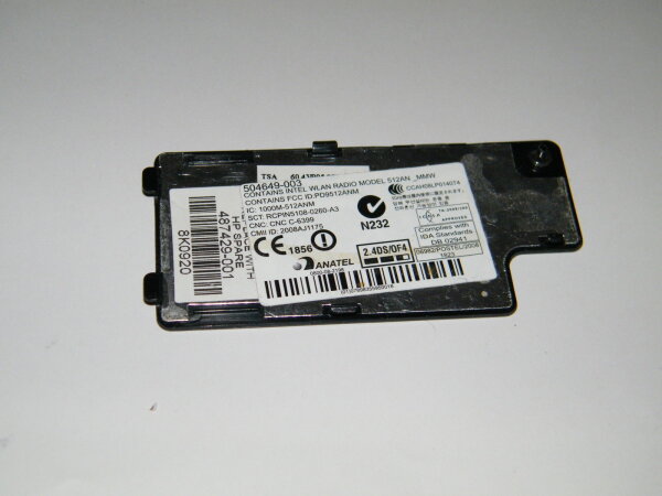 HP Compaq 6930p WLAN Wifi Abdeckung 487429-001 60.4V905.001 #2011
