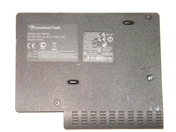 Packard Bell NAV50 Abdeckung Klappe schwarz FA0AU000100 AP0AU000400 #2293