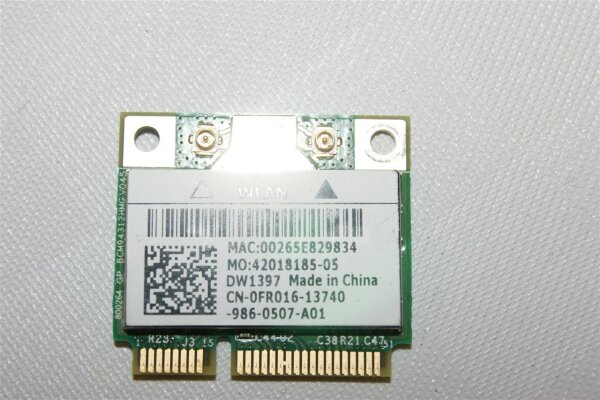 DELL Vostro 1520 WLAN Karte CN-0FR016 #2411_1