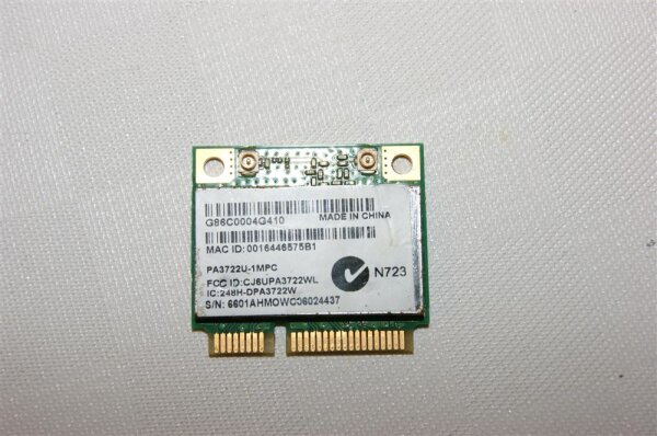 TOSHIBA Satellite C655 WLAN Karte card G86C0004G410 #2761
