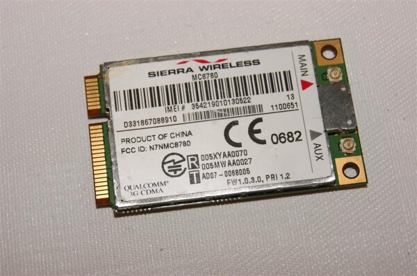 Qualcomm Sierra WWAN UMTS Karte MC8780 #2762_20