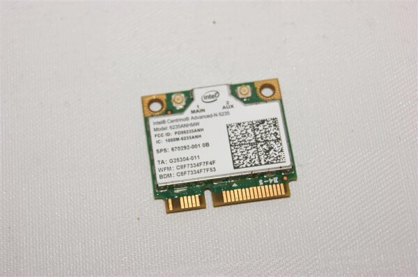 Samsung NP370 R5E Wlan Karte 6235ANHMW  670292-001 #2764