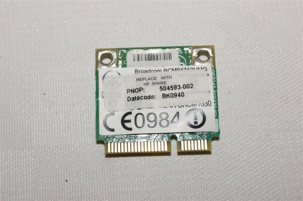 HP Pavilion DV2-1010eo Broadcom BCM94312HMG Wifi Wlan Karte 504593-002 #2773