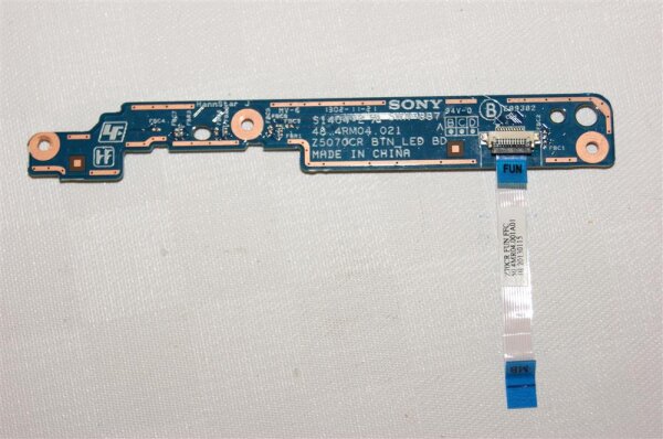 SONY SVE171G12M Startknopf Power button Media Board 48.4RM04.021 #2766