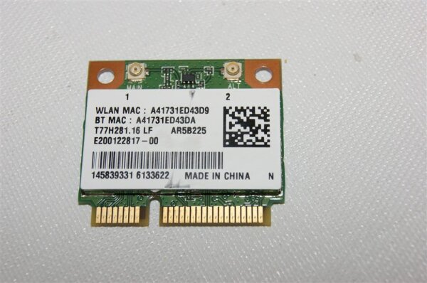 Sony Vaio SVE171G12M Atheros AR5B225 Wifi WLAN Karte T77H281.16 #2766