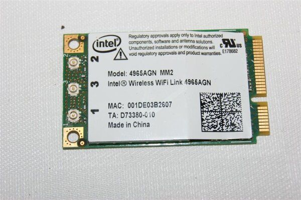 Sony Vaio PCG-8Z1M Wlan Karte Wifi Card 4965AGN #2803