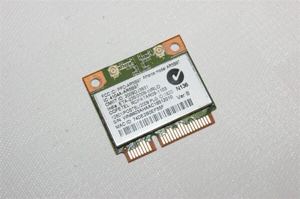 Packard Bell EasyNote TK11 P5WS6 Wlan Karte AR5B97 #2825