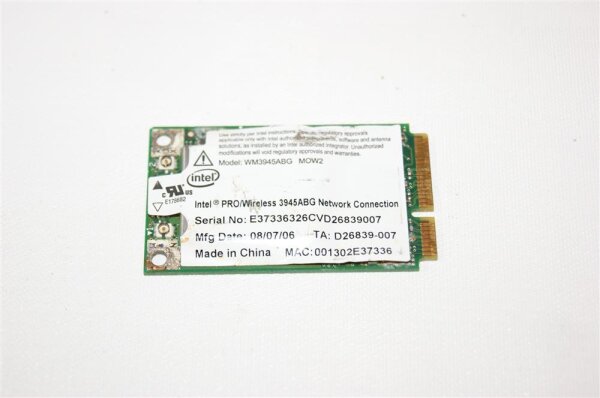 Intel Wireless WLAN Karte WiFi Link 3945ABG D26839-007 #2762_28