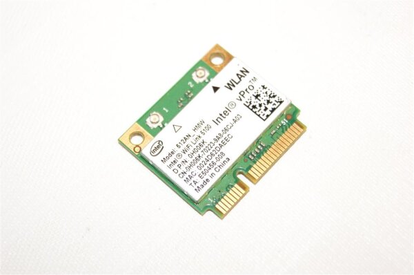 DELL Latitude E5500 WLAN Karte WiFi Modul halfsize 512AN_HMW #2555***