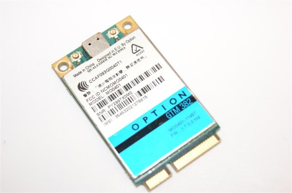 Acer Aspire 4810T 4810TZ 4410 UMTS Karte WWAN PCI GTM 382 fullsize #2883