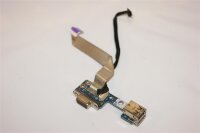 HP EliteBook 8540p VGA USB Board incl. Kabel LS-4952P #2903